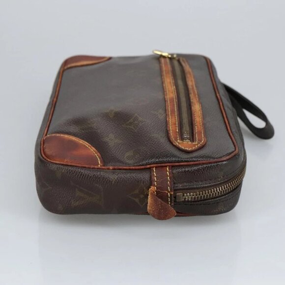 LOUIS VUITTON Monogram Marly Dragonne GM Clutch Bag M51825 LV Auth 96754 - Picture 12 of 16